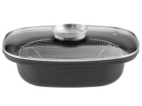 GSW Aromabräter 39x25cm 4l mit Drahteinsatz