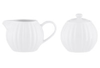 PRICE & KENSINGTON Milch und Zucker-Set Luxe weiß