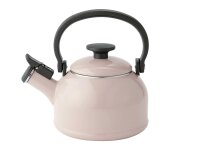 FUJIHORO Pfeifender Wasserkessel Cotton Emaille 1,6l rosa