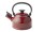 FUJIHORO Pfeifender Wasserkessel Cotton Emaille 1,6l rot