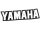 UFO PLAST Aufkleber Logo-Aufkleber Yamaha weiß