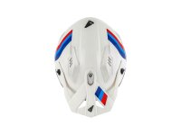 UFO PLAST Jethelm "Sheratan" Verstellbare weiß / rot / blau, Gr
