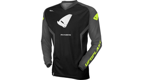 UFO PLAST Jersey "MX Bamberg" Herren, Mat Gr. 3XL, grau / schwa