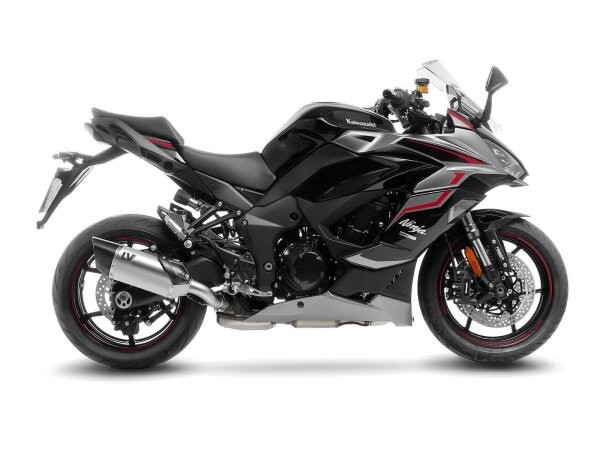 LEOVINCE Schalldämpfer "SBK LV-14 R" Edelstahl E-Zulass