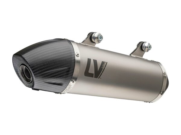 LEOVINCE Schalldämpfer "X3 EVO" Edelstahl 14447X, Slip-On, Endkappe Carbon,