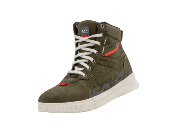 LS2 Stiefel "Chrome" Herren, Material: Wi Gr. 45, grün