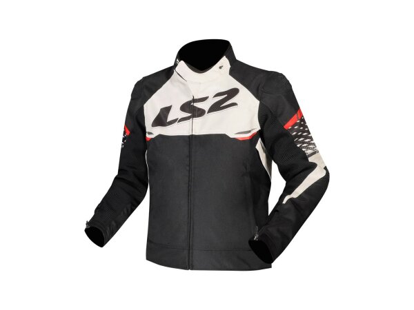 LS2 Jacke "Apex" Herren, Material: 600D P Gr. XL, schwarz / wei