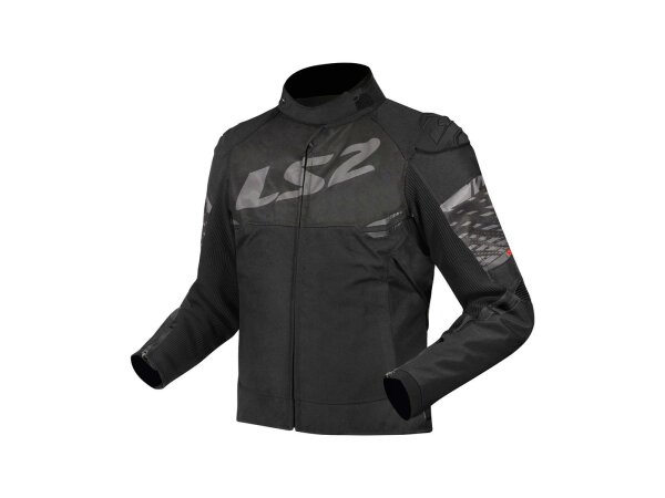 LS2 Jacke "Apex" Damen, Material: 600D Po Gr. XL, schwarz / gra