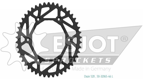 ESJOT Kettenrad "32065" Superlight 520, Stahl. Extrem l