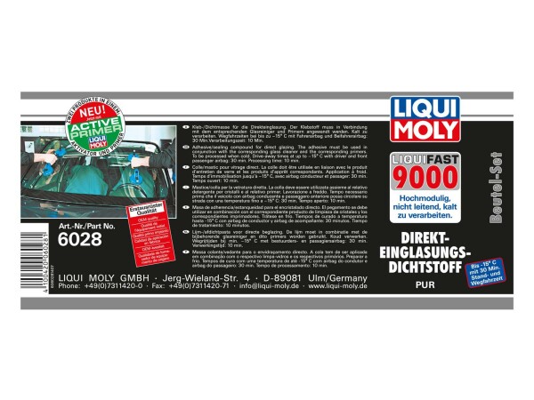 LIQUI MOLY Scheibenkleber "Liquifast 9000" Kalt zu vera