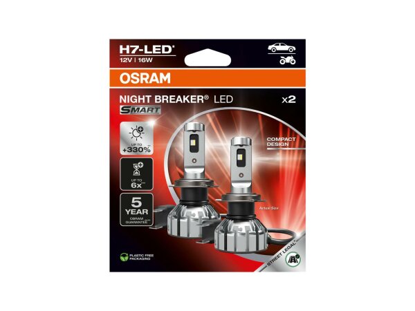 OSRAM Hauptlampe "Night Breaker LED" H7, LED, 12 V, Soc