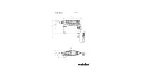 METABO Schlagbohrmaschine "SBE 800-2"...