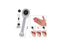 KS-TOOLS Umschaltknarre 1/4", Mini-Freilauf-Ratsche mit