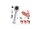 KS-TOOLS Umschaltknarre 1/4", Mini-Freilauf-Ratsche mit