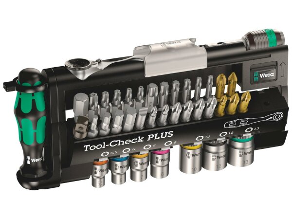 WERA Bit- und Steckschlüsselsatz "Tool-Check Plus" 1/4"