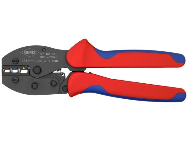 KNIPEX Crimpzange "PreciForce" Präzisionseinsätze, Zwan