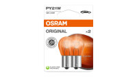 OSRAM Kugellampe 12 V, 21 W, BAU15s, PY21W, gelb...