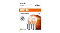 OSRAM Kugellampe 12 V, 21 W, BA15s, P21W SB-verpackt...