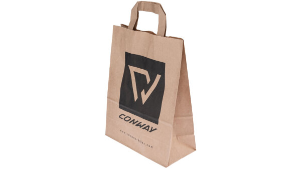 CONWAY Tragetasche "Paperbag" braun