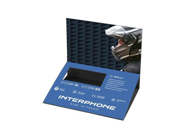 INTERPHONE Verkaufsdisplay für ein U-COM 16 oder U-COM 8R