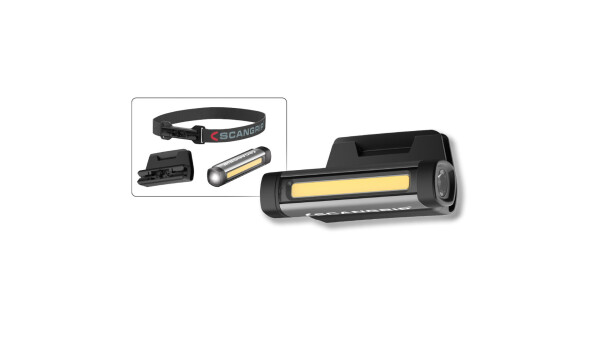SCANGRIP Kopflampe "Flex Wear Kit" Akku (Li-Ion), 3,7 V
