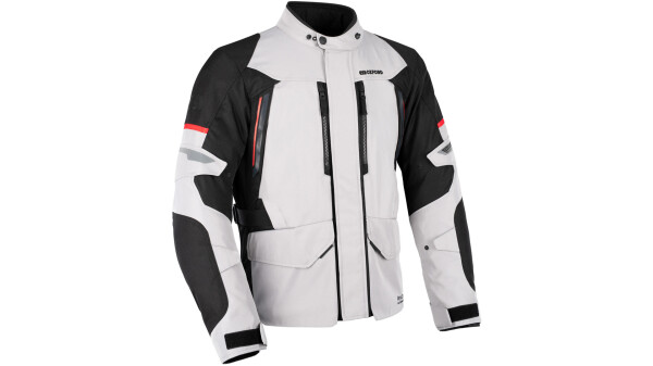 OXFORD Jacke "Calgary 2.0" Herren, Materi Gr. 3XL, silber / sch