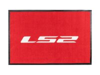 LS2 Teppich rot / weiß 0,90 x 0,60 m