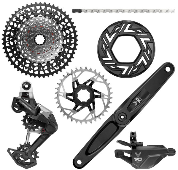 SRAM Schaltgruppen-Set "Eagle 90 Transmi EAGLE 90 BROSE 165 MM
