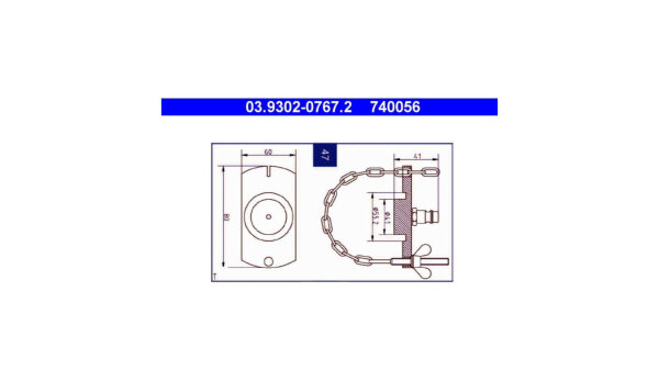 ATE EntlüfterstutzenAdapter zur Bremsene KENNGR. NUMMER 47