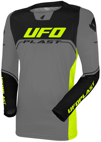 UFO PLAST Jersey "MX Ares"Herren, Materi GRAU/SCHWARZ GR. XL