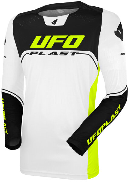 UFO PLAST Jersey "MX Ares"Herren, Materi WEISS/SCHWARZ GR. M