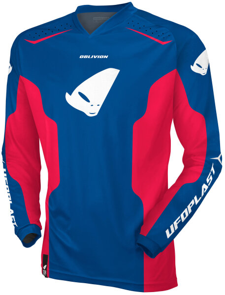 UFO PLAST Jersey "MX Oblivion"Herren, Ma BLAU/ROT GR. XL