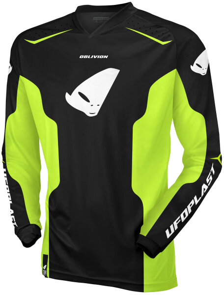 UFO PLAST Jersey "MX Oblivion"Herren, Ma SCHWARZ/GELB GR. XXL