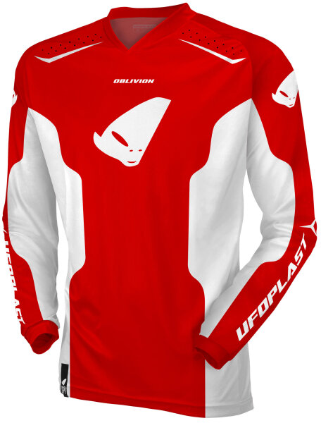 UFO PLAST Jersey "MX Oblivion"Herren, Ma ROT/WEISS GR. M