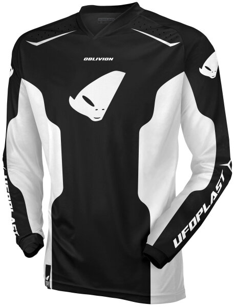 UFO PLAST Jersey "MX Oblivion"Herren, Ma SCHWARZ/WEISS GR. XL