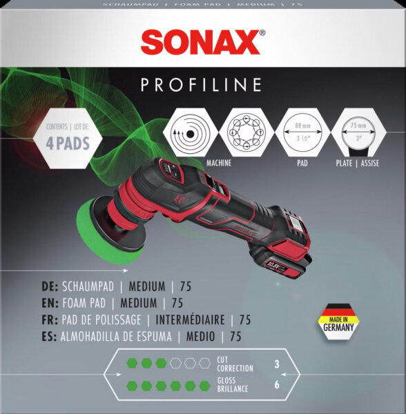 SONAX PolierschwammZum Schleifpolieren m SONAX