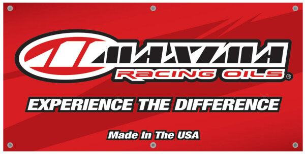 MAXIMA RACING OILS Banner 91X182CM
