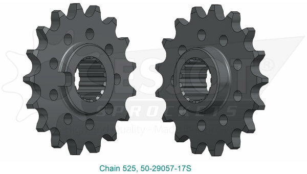 ESJOT Antriebsritzel "29057"525, Stahl,  SUPERLIGHT