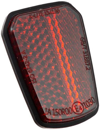 ZIEGER ReflektorRückstrahler, Material:  SELBSTKLEBEND 28X39 ROT