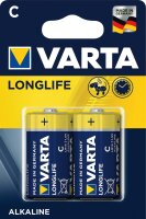 VARTA Batterie "Longlife"Alkaline Batter 2-ER...