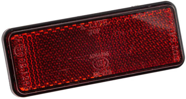 ZIEGER ReflektorRückstrahler, Material:  MIT GEWINDE 85X30 ROT