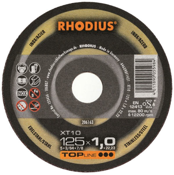RHODIUS Trennscheibe "XT10 MINI"Form 41, Ø1 65MM RHODIUS