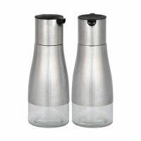 KESPER Essig- und Ölspender silber 2er Set