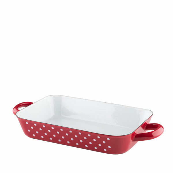 RIESS Bratpfanne 26/17cm PÜNKT.ROT