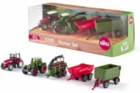Siku Farmer Set 2xTraktor 3xAnhänger aus Metall