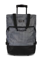 Einkaufstrolley Print Schwarz/Silber, 33 L |...