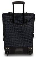 Einkaufstrolley Print Dunkelgrau/Schwarz, 33 L | Shopping-Roller mit Rädern