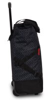 Einkaufstrolley Print Dunkelgrau/Schwarz, 33 L | Shopping-Roller mit Rädern