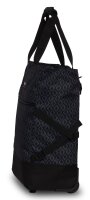 Einkaufstrolley Print Dunkelgrau/Schwarz, 33 L | Shopping-Roller mit Rädern