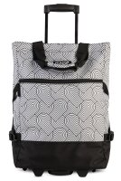 Einkaufstrolley Print Weiß/Schwarz, 33 L |...